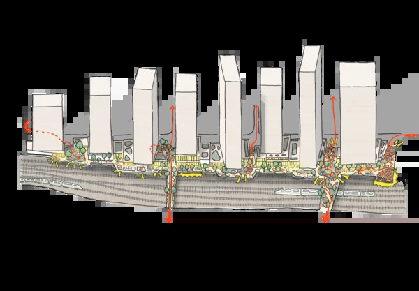Ilustration of buildigs
